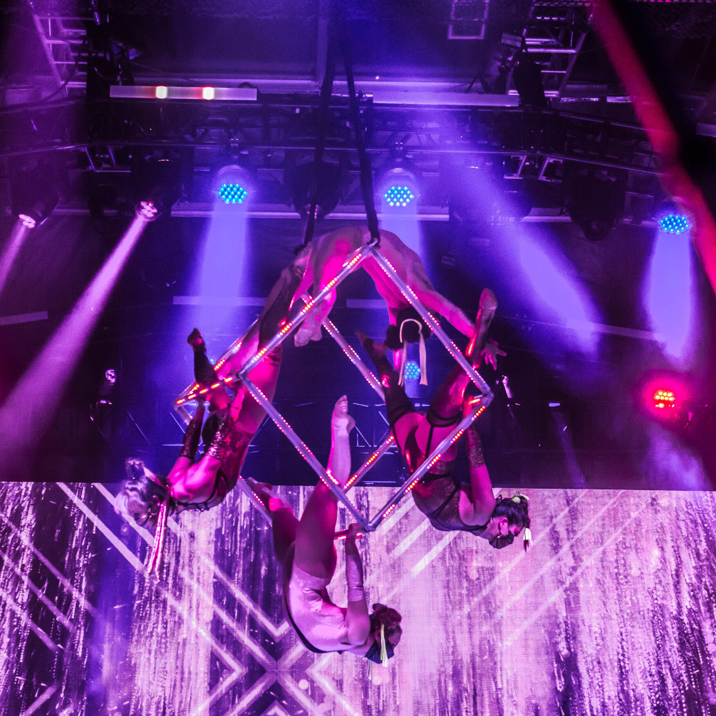 Aerial LED performance